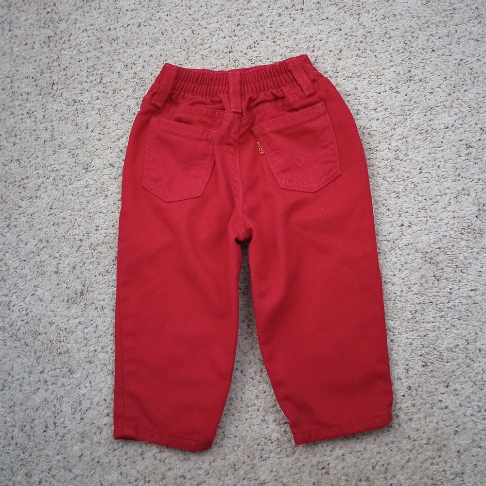 Vintage Baby's Red Levi's Orange tag
